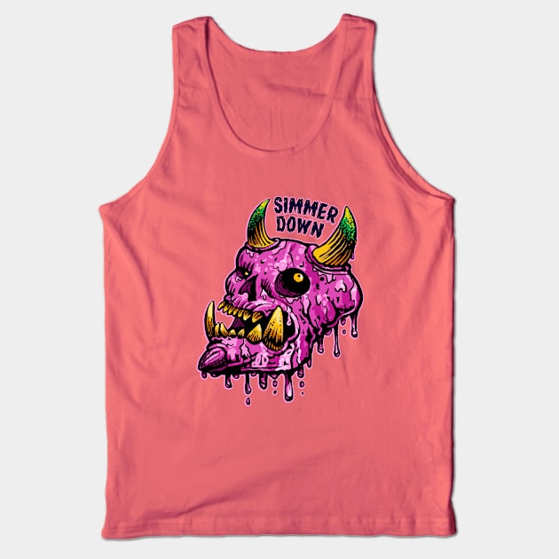 Simmer Down Tank Top by ChetArt